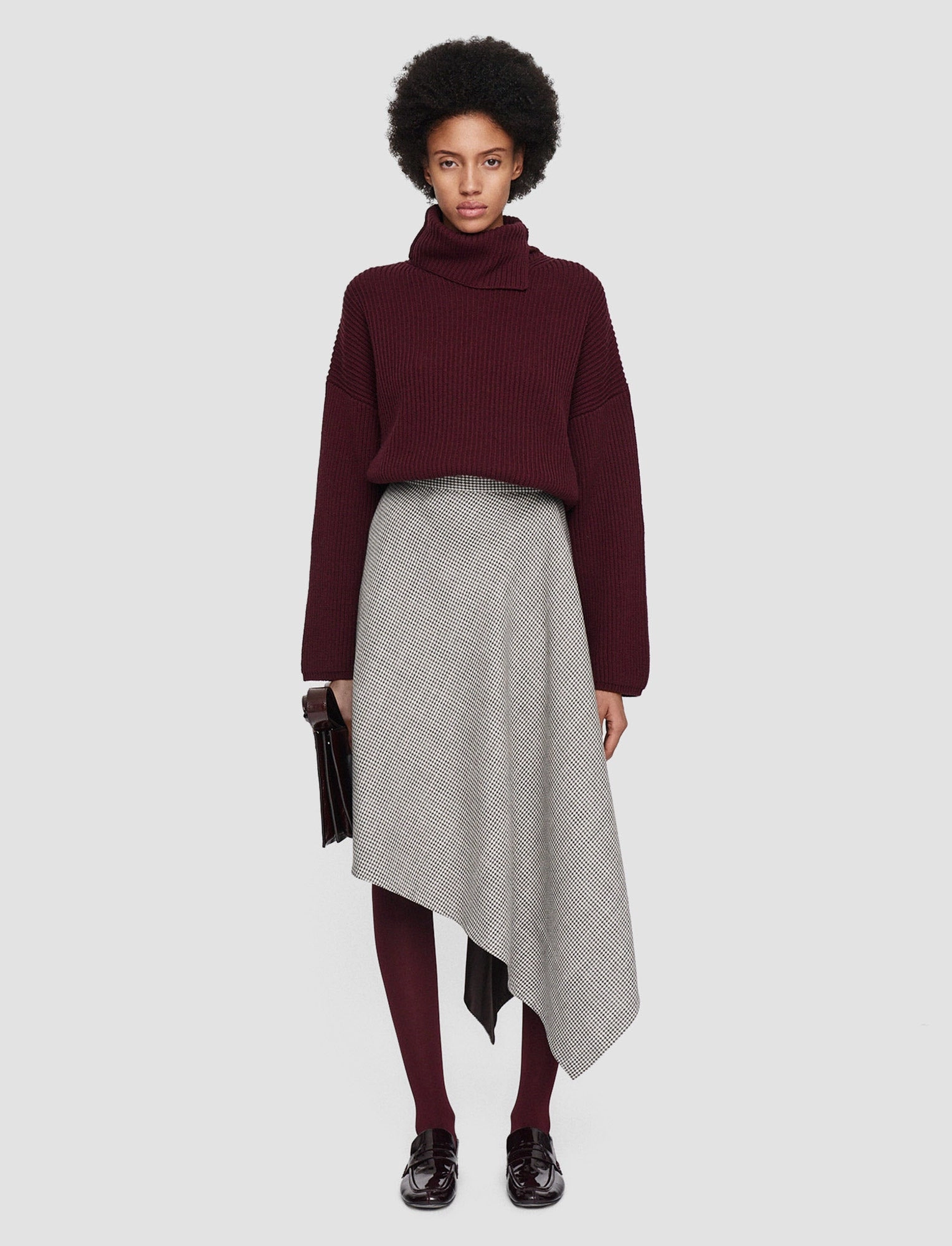 Ventilated Slits Fluid Mouline Duparc Skirt