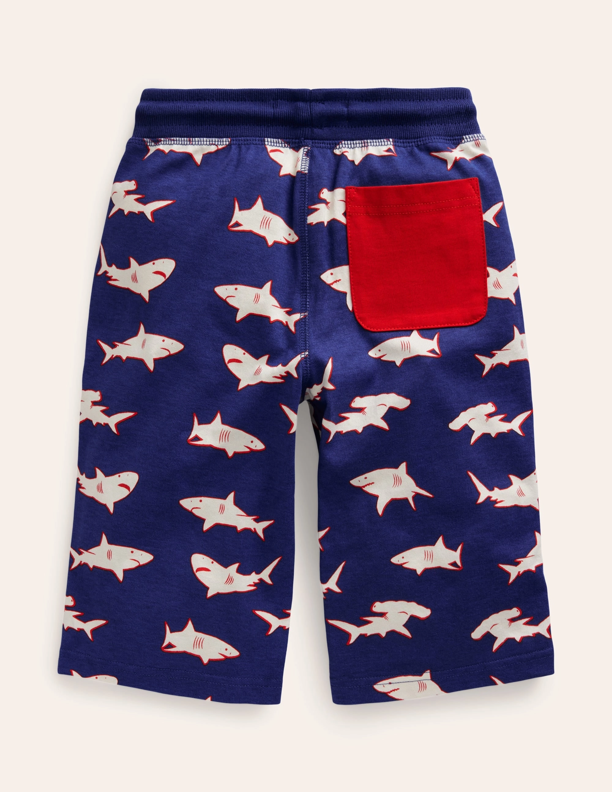 Camping Gear Anti Friction Seams Jersey Baggies-Sapphire Blue Sharks