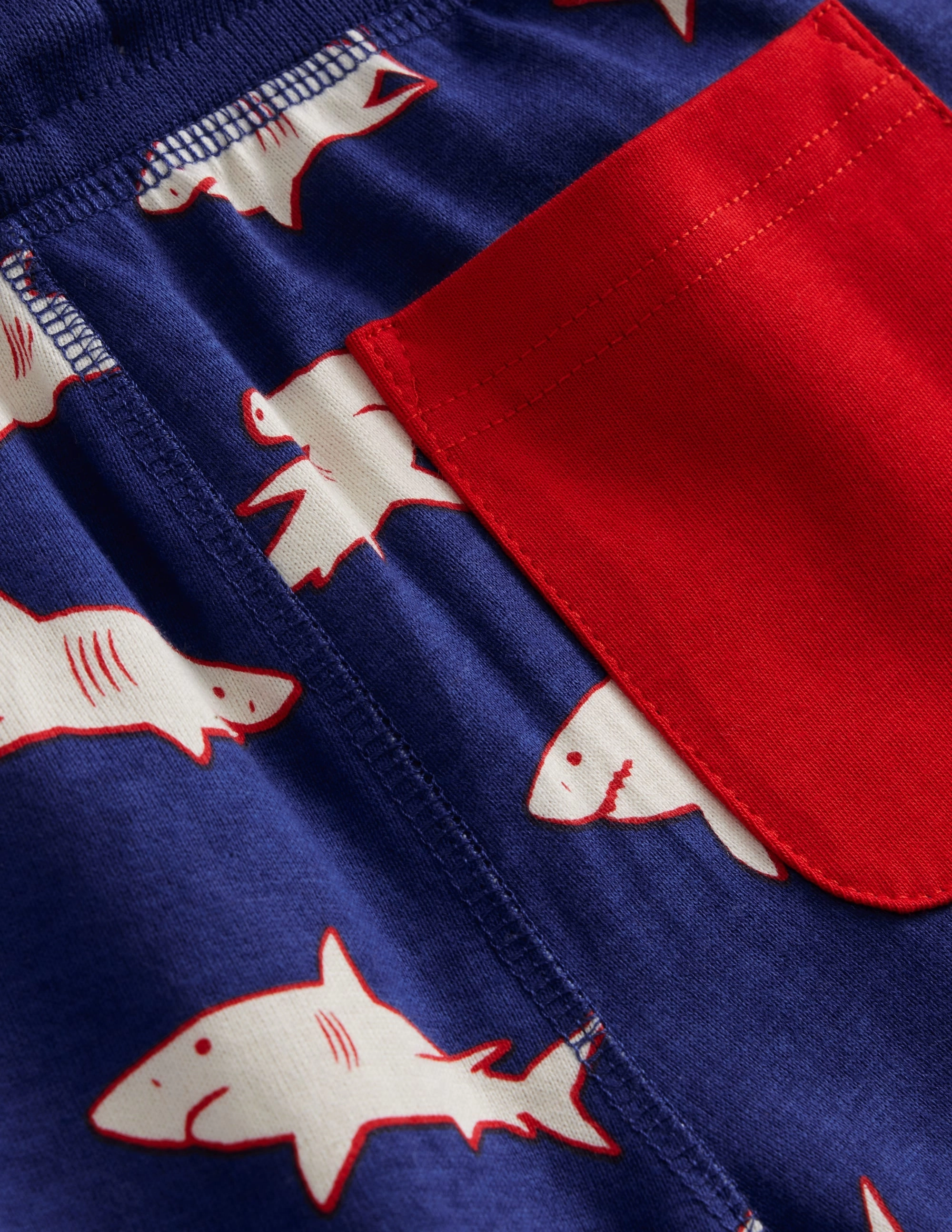 Jersey Baggies-Sapphire Blue Sharks Functional Stretch