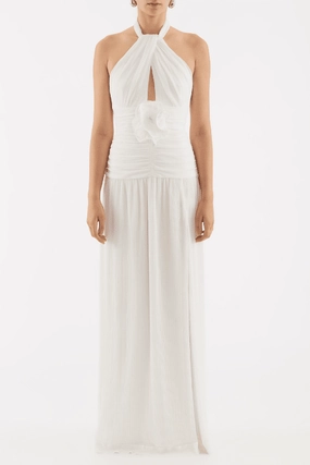 Guinevere Halter Gown Ivory Vacation Vibes Work Option