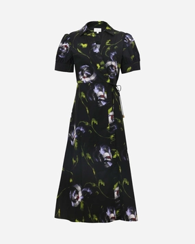 Glam Feel Short Sleeve Midi Shivon Dress