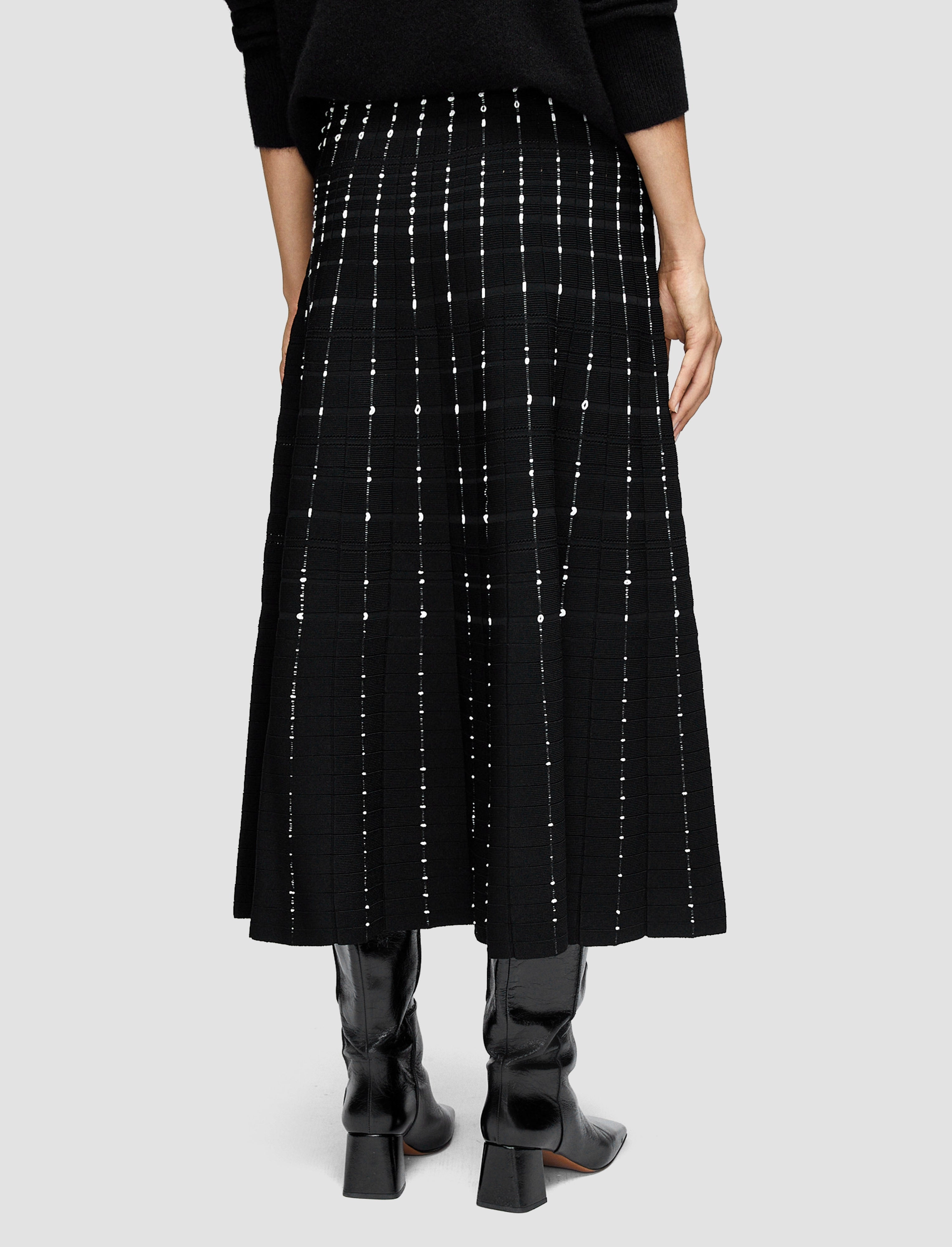 All Occasion Outfit Focused Fragmented Stripes Skirt