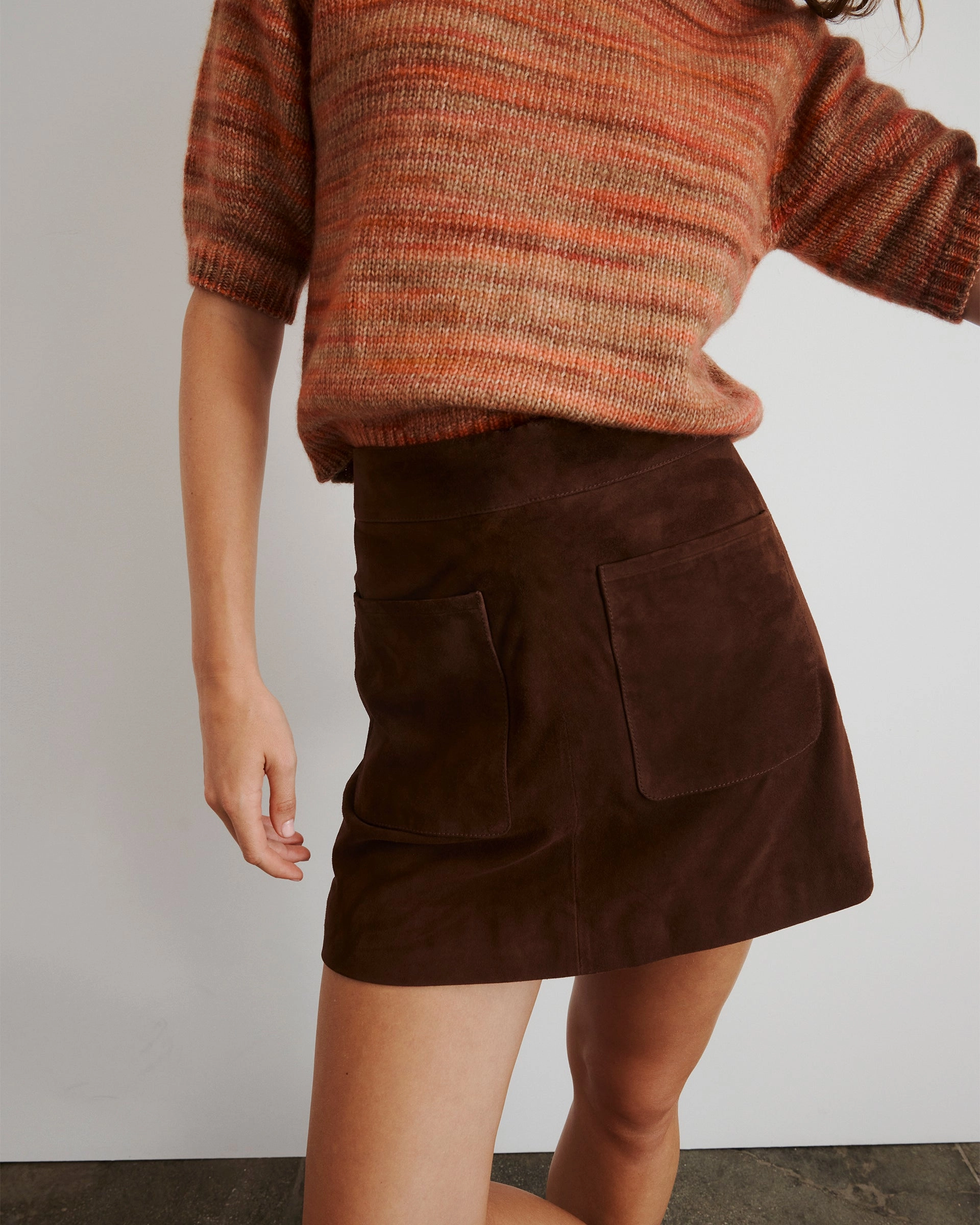 Easy Care Fabric Tapered Look Fran Skirt