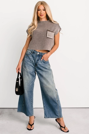 Frank High Rise Signature 8 Barrel Jeans (Medium) Multi Pocket System Breathable mesh design