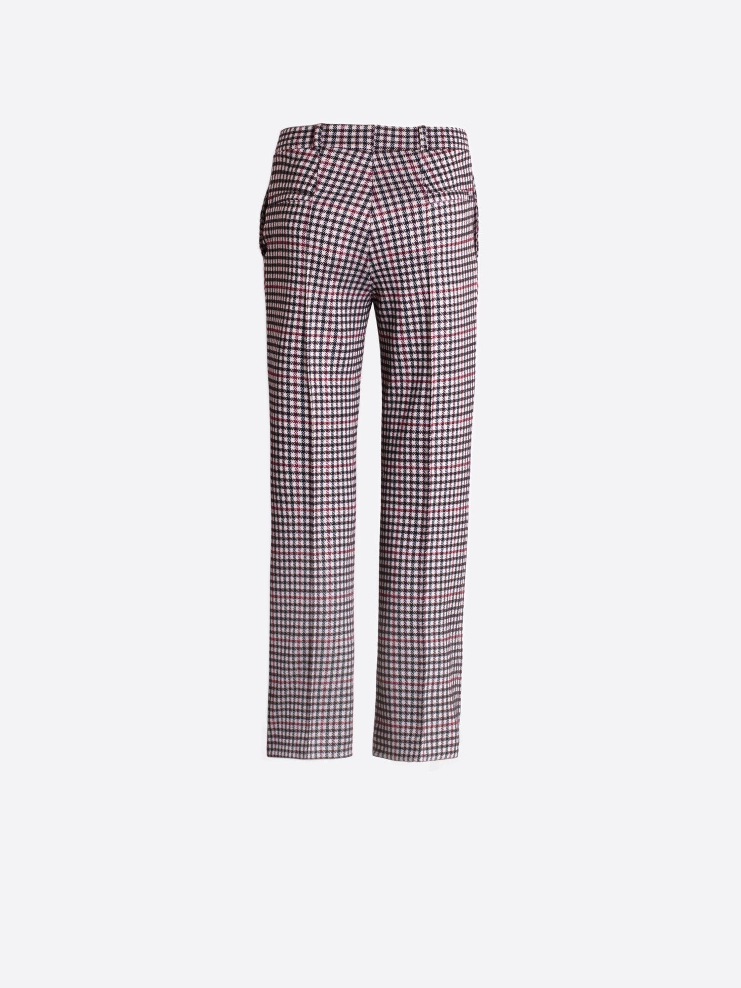 Moisture Wicking Technology Breathable Fit FRONT SEAM HOUNDSTOOTH TROUSER