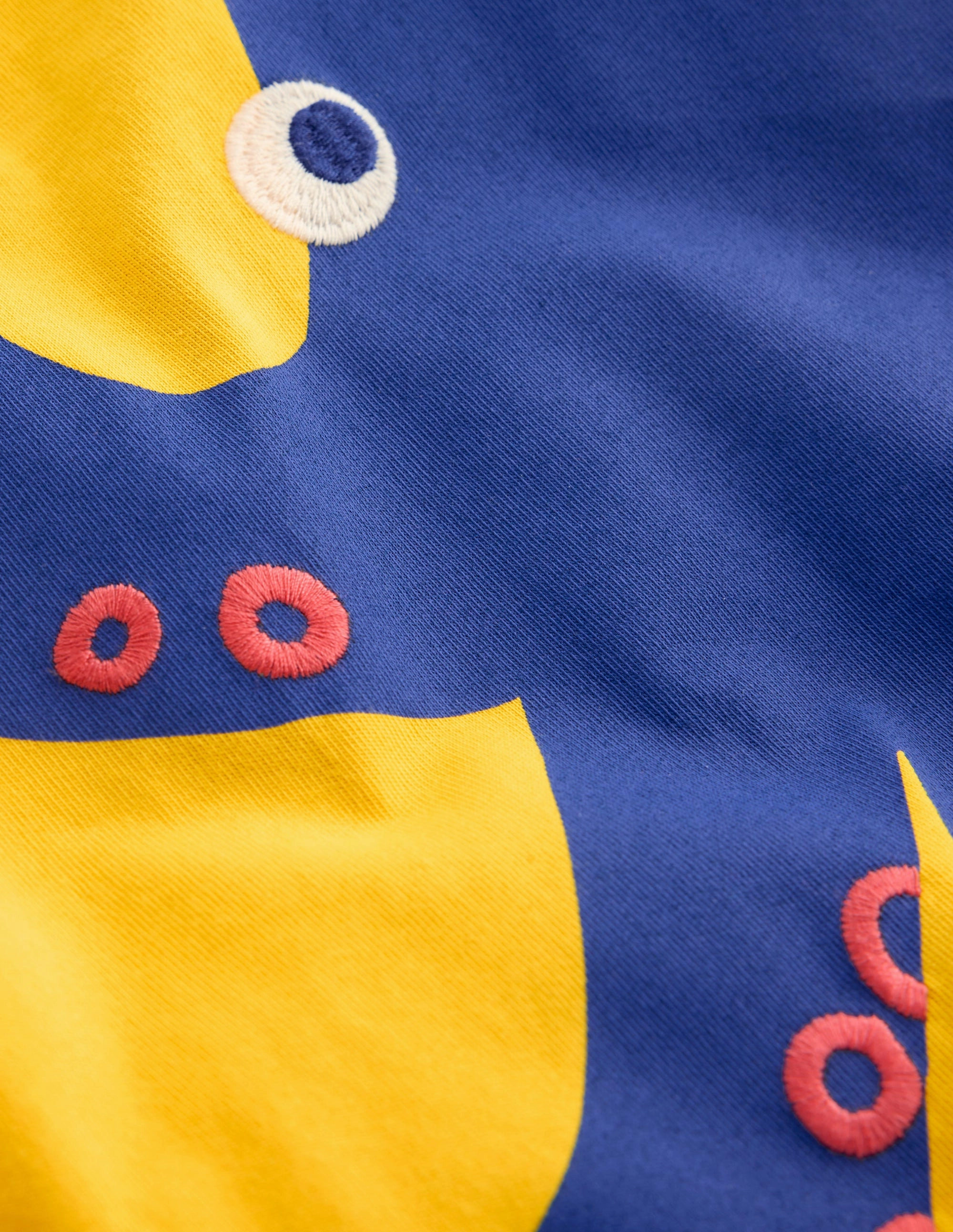 SustainableBlend Fun Graphic T-shirt-Pineapple Yellow Octopus