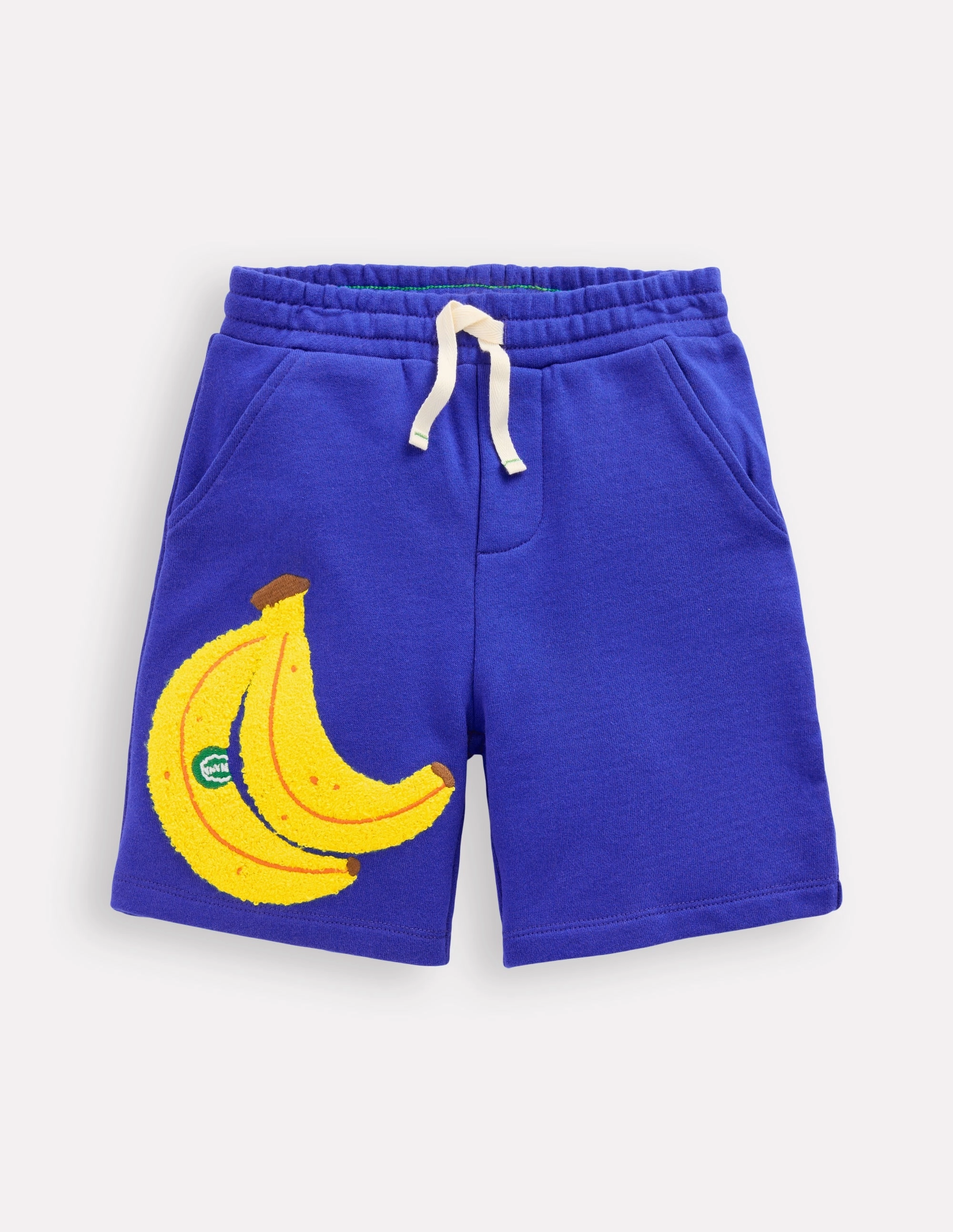 Fun Sweatshorts-Surf the Web Banana Lightweight Fabric Comfy Design