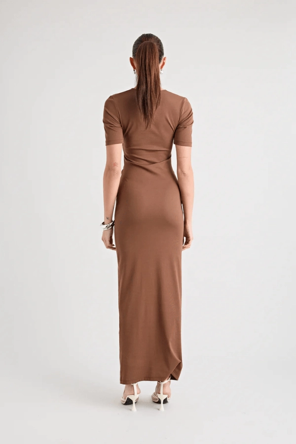 Florence Dress Chocolate Perfectly Crafted