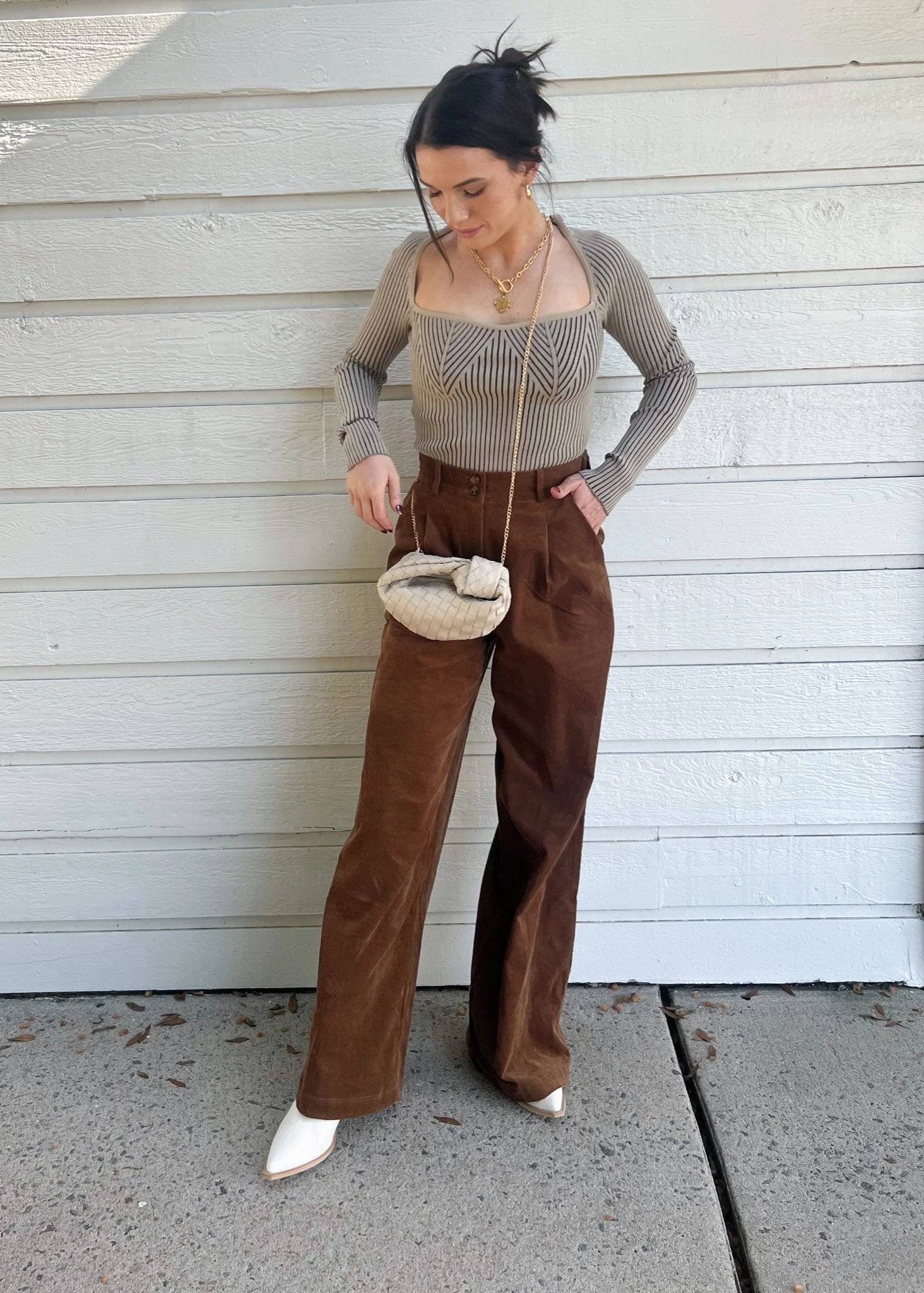 AMY CORDUROY PANTS Chilly Weather Comfort