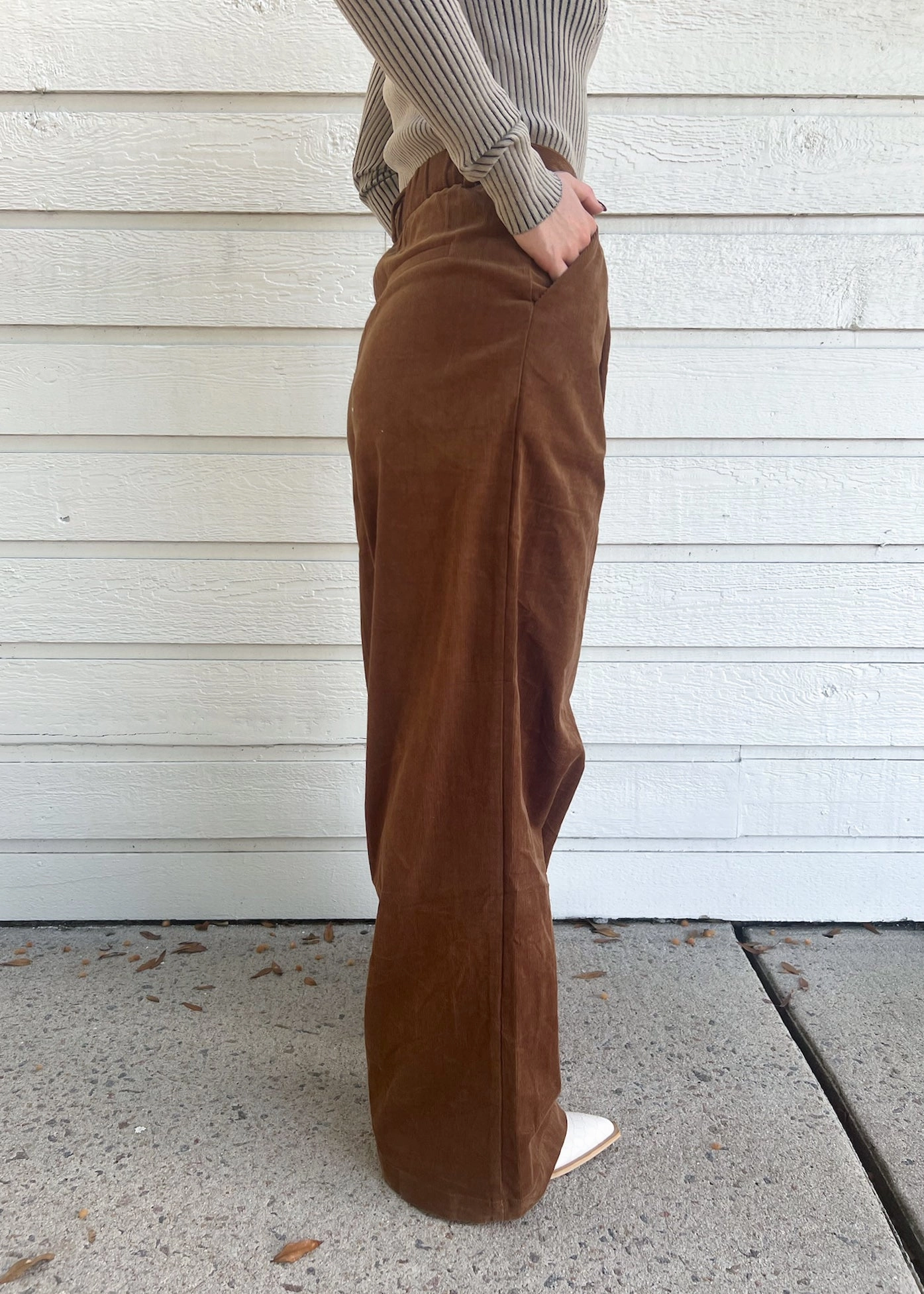 Modern Layer High Quality Material AMY CORDUROY PANTS