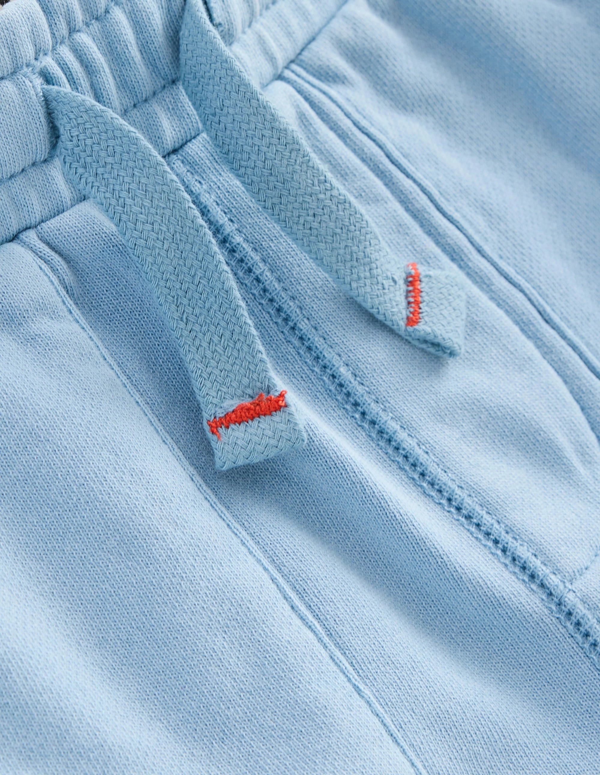 suede look Summer Ready Garment Dye Shorts-Glacier Blue