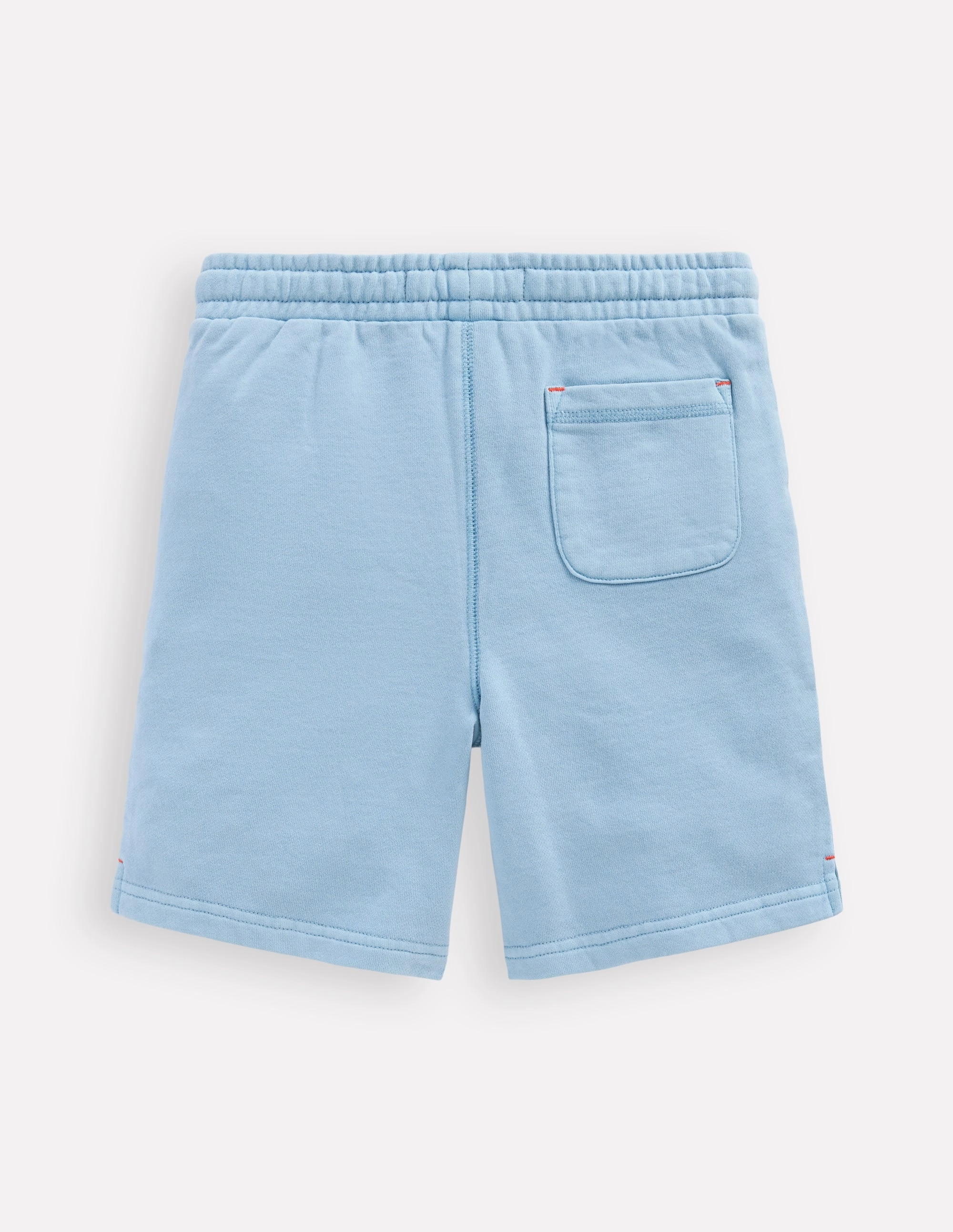 Garment Dye Shorts-Glacier Blue Body Contouring Ventilated Back Panels