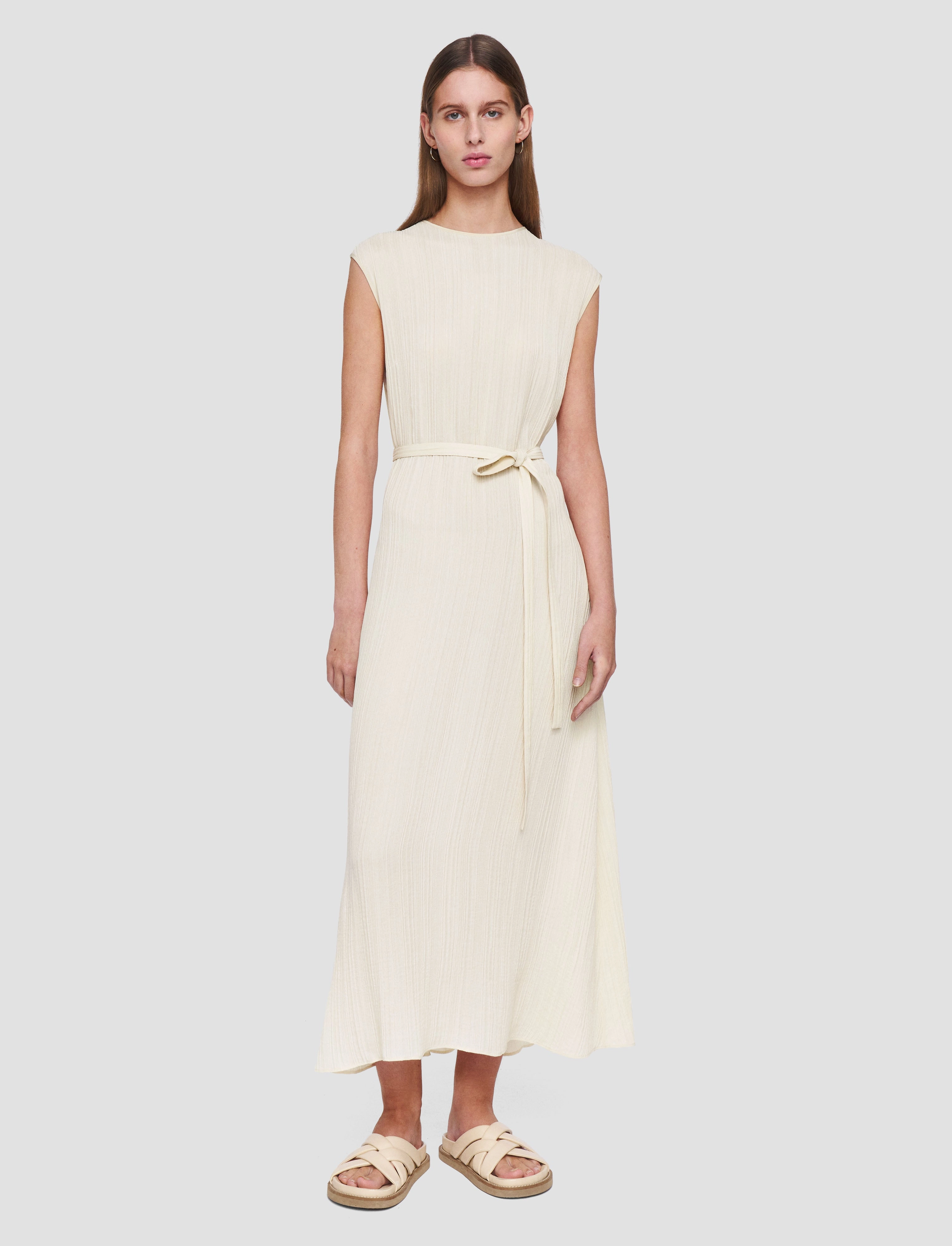 Relax Motion Smooth Lines Garnier Pleat Jacquard Dress