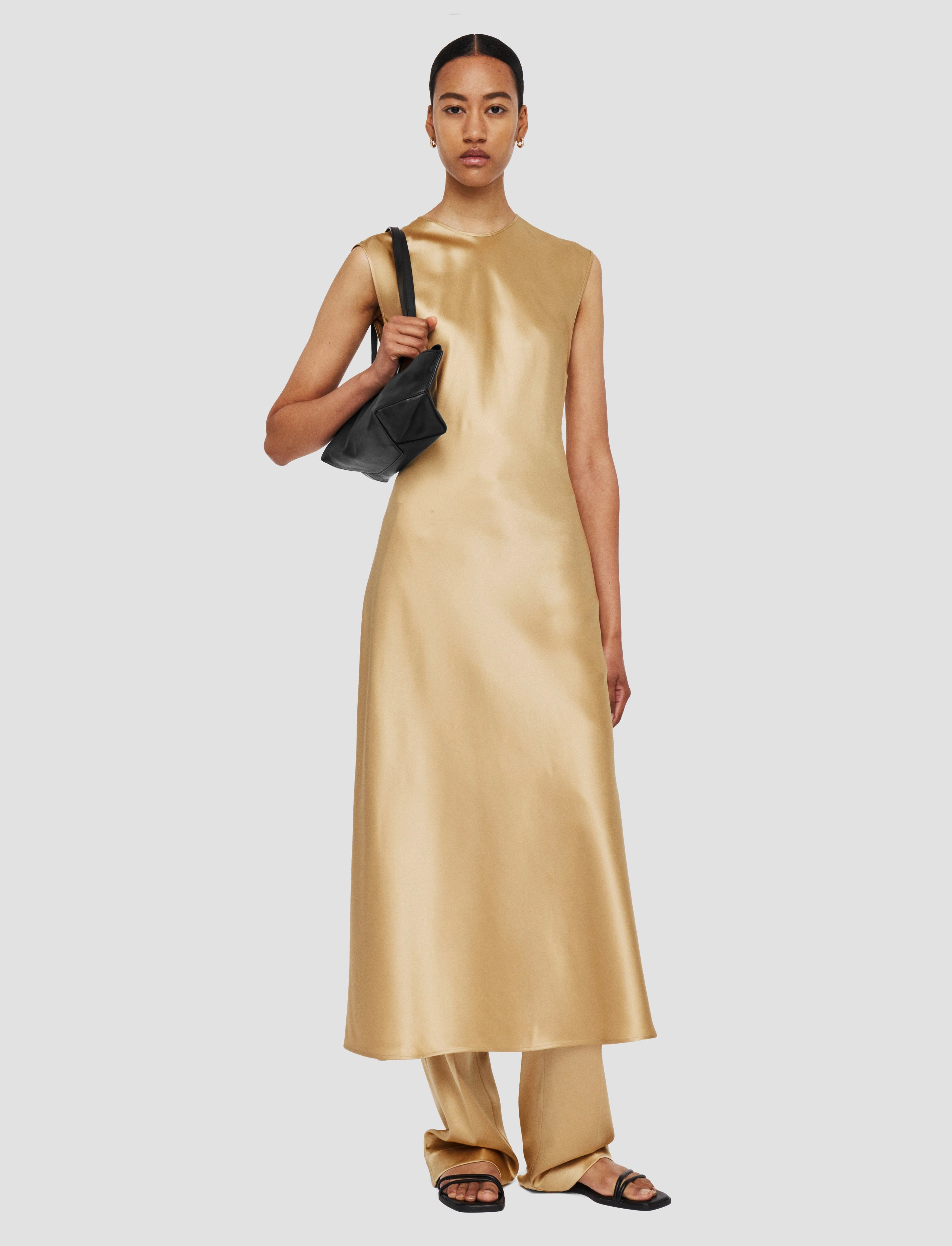 Garnier Silk Satin Dress Light Fall