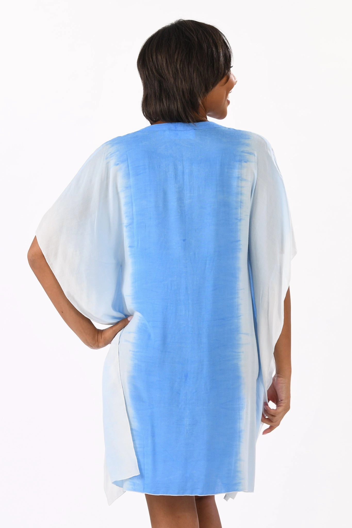 Comfortable shift dress Fashion Daily Goddess Kaftan / Capri Blue Ombre