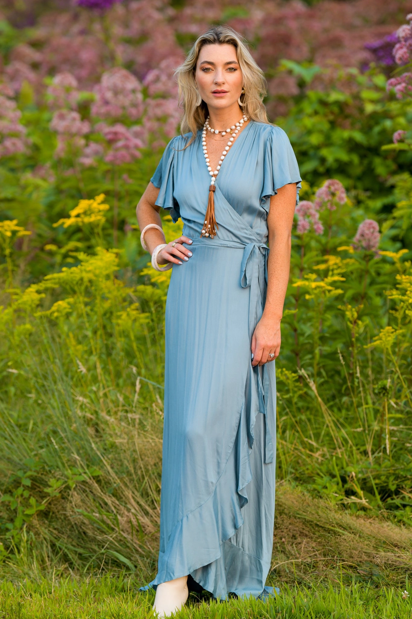 Katarina Dress / Blue Effortless Touch