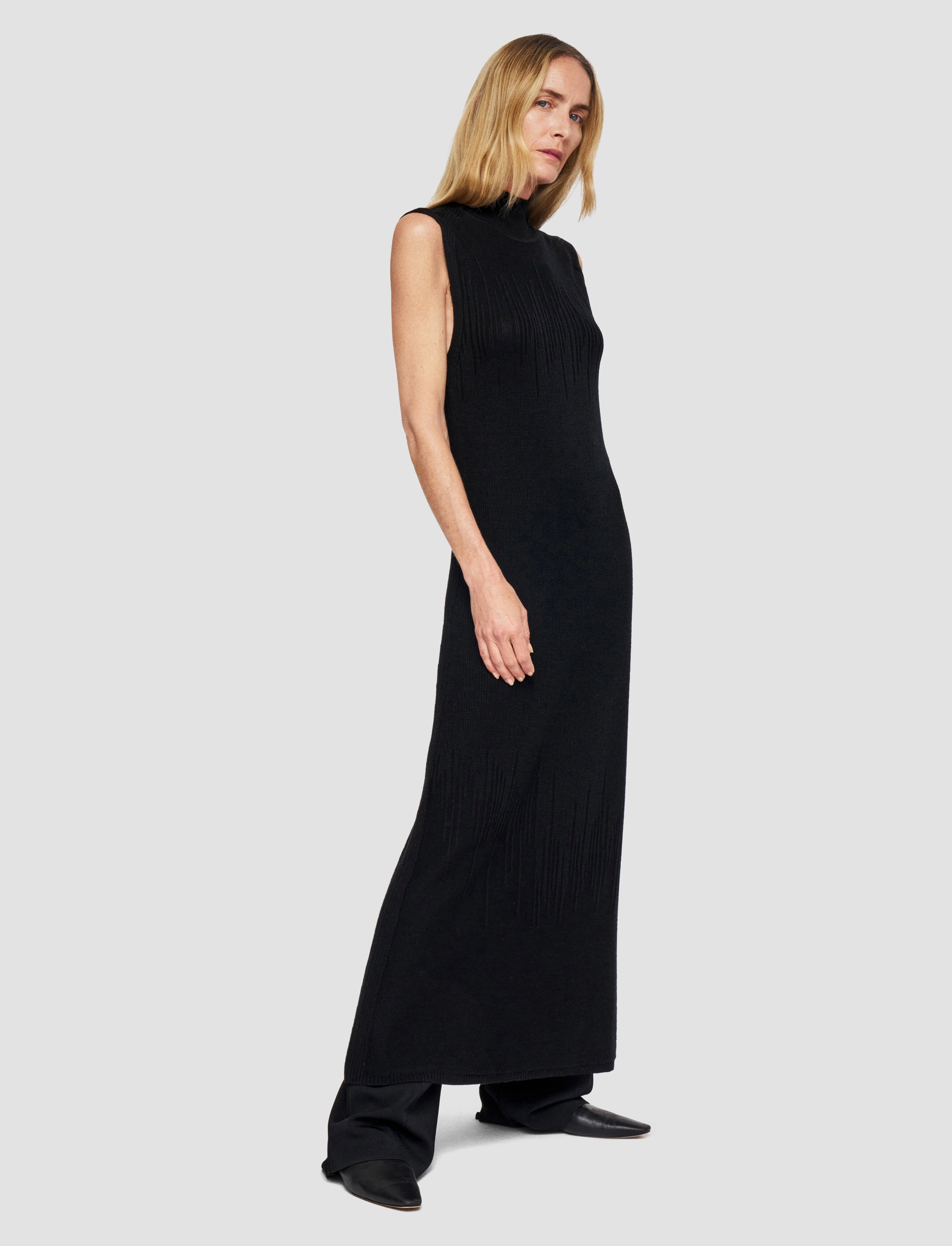 Gradient Stitch High Neck Dress Perfectly Crafted