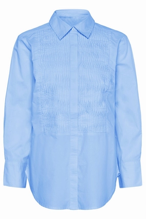 Sporty Style Sweat Absorbing Lining NATINKA RUFFLE SHIRT