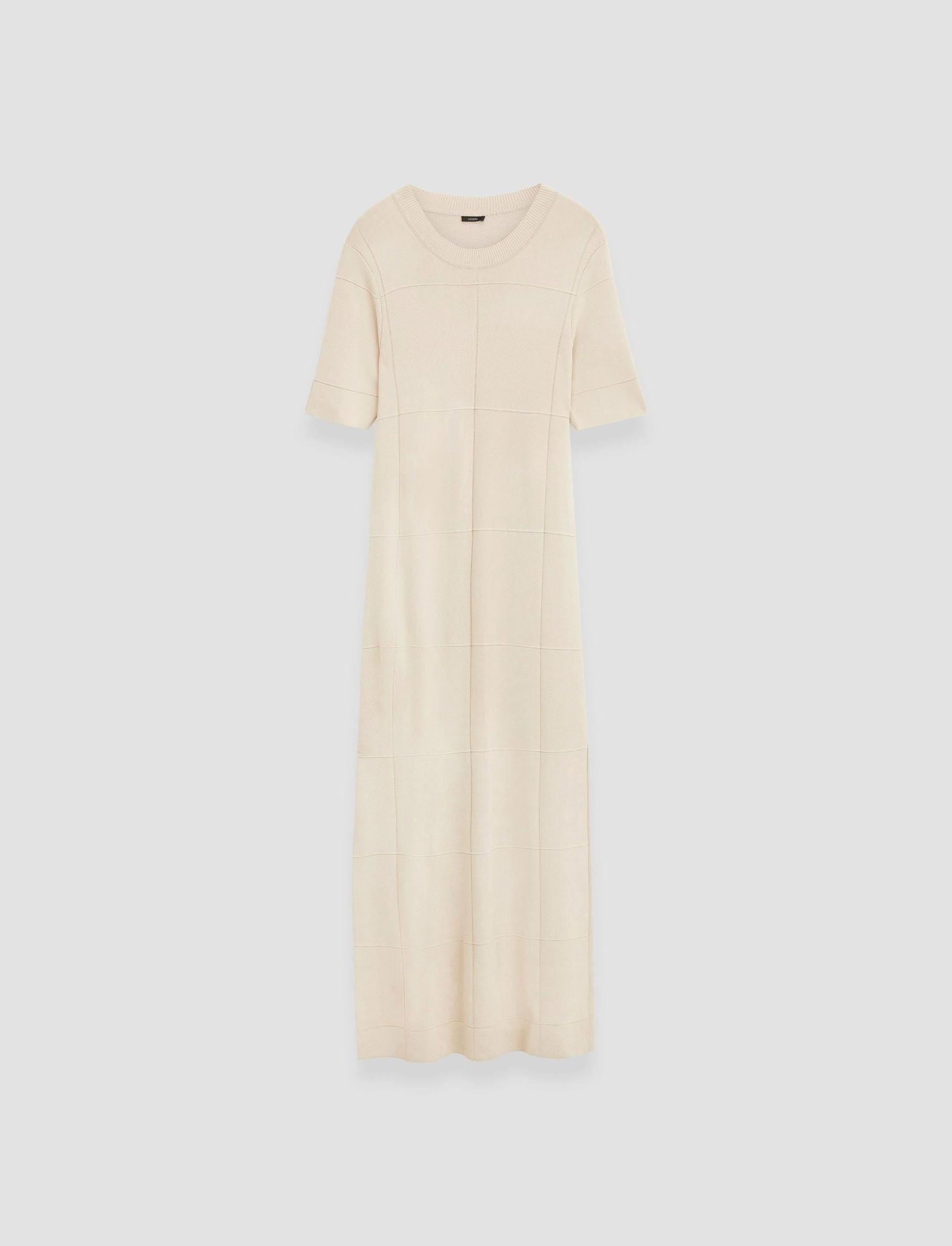 Grid Viscose Knitted Dress Elegant evening wear Bright Appeal