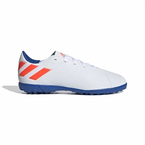 Arch support ADIDAS F99929 NEMEZIZ MESSI 19.4 TF KID'S (Medium) White/Red/Blue Synthetic Soccer Shoes