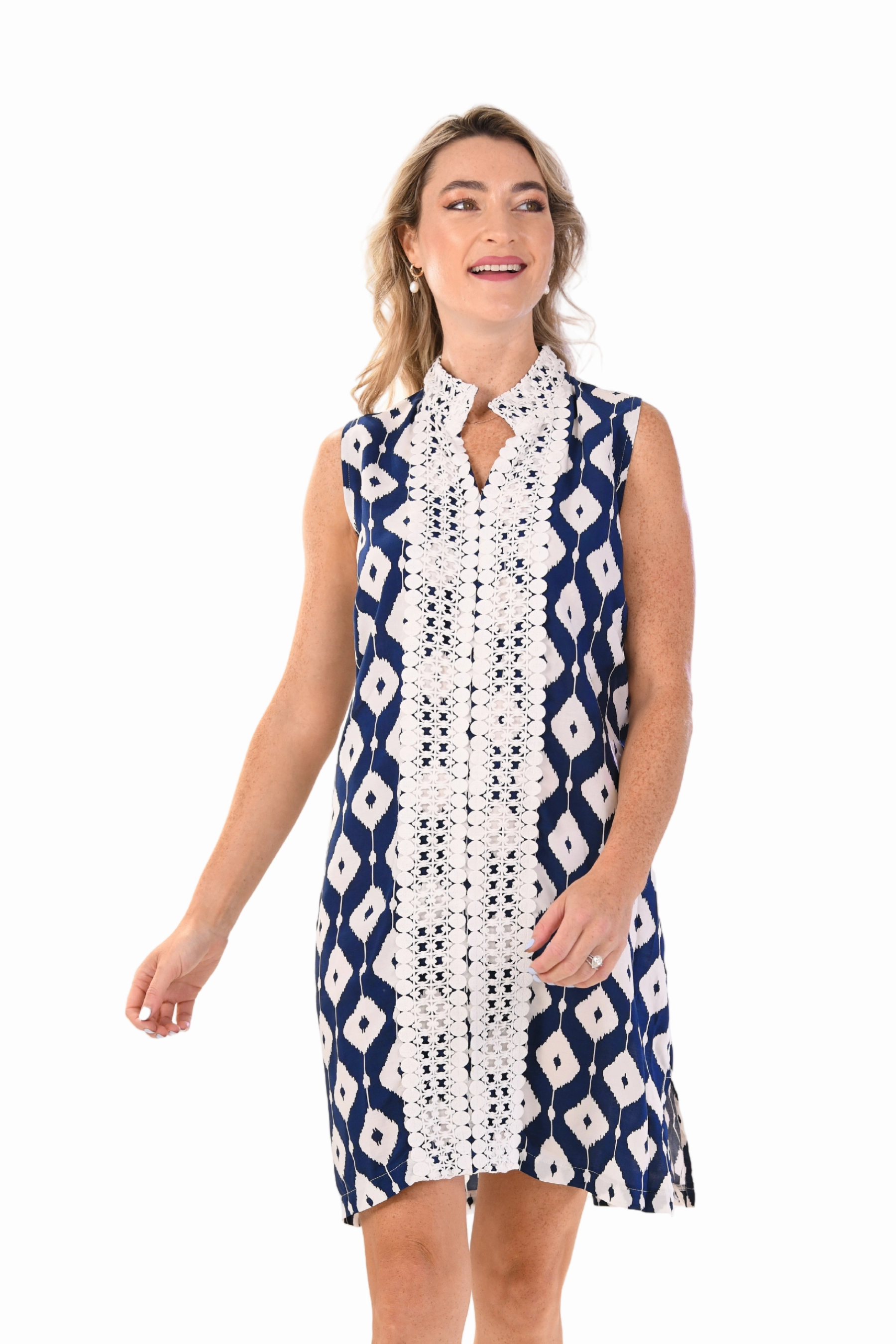 Low-Waist Everyday Wear Harbour Island Dress / Navy