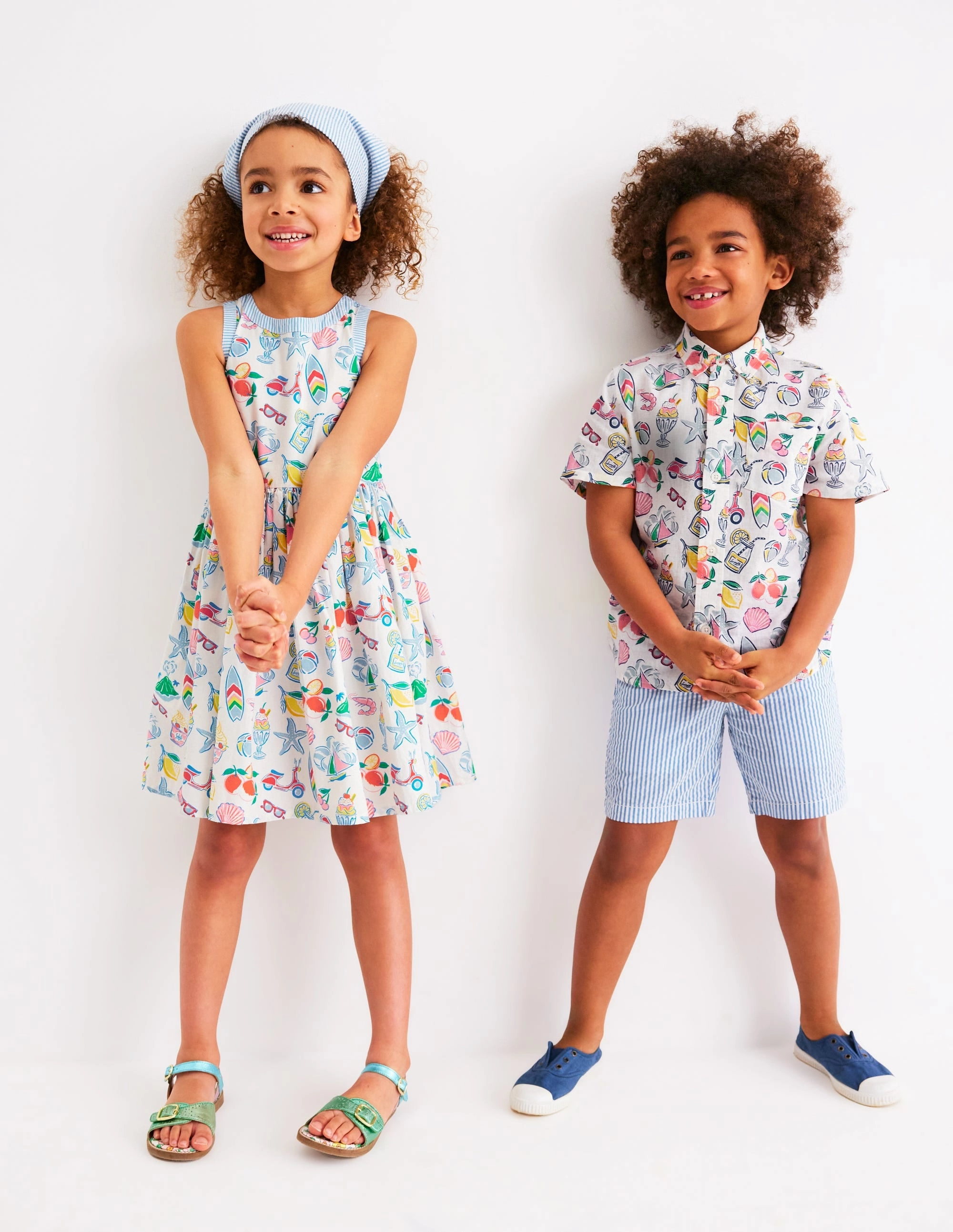 Harlow Back Detail Dress-Ivory Holiday Print Everyday-Comfort Pleated-Texture