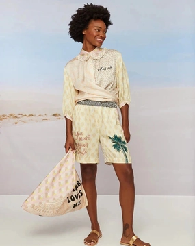 Durable Interlock Stitch Eco Friendly Dye Harper Blouse Vacation