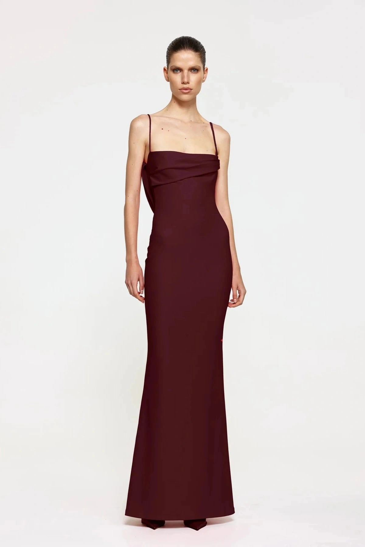 Minimal Harmony Havilland Gown Wine