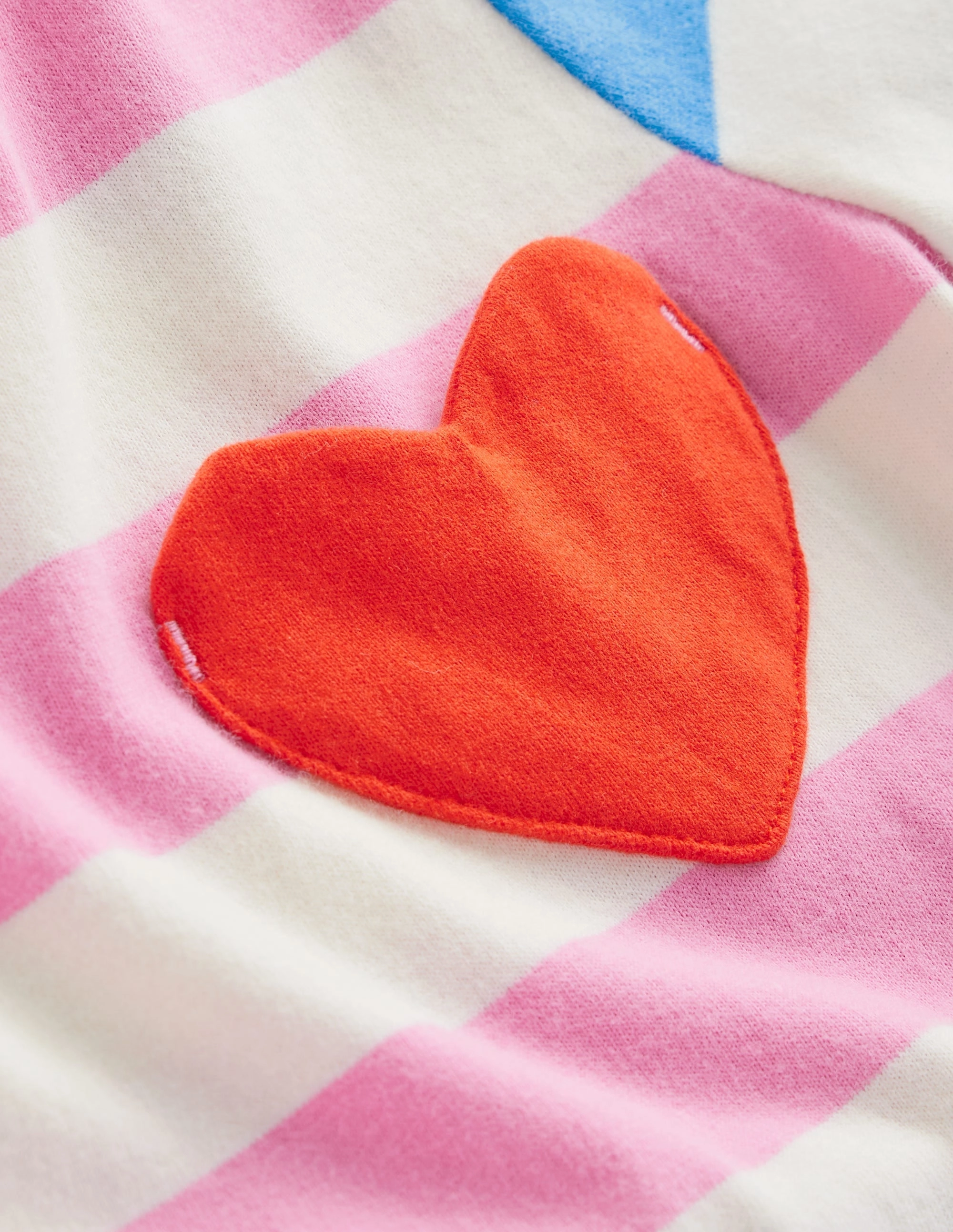 Heart Pocket Fun Jersey Dress-Multi Hotchpotch Stripe Lightweight warm-weather dress All Occasion