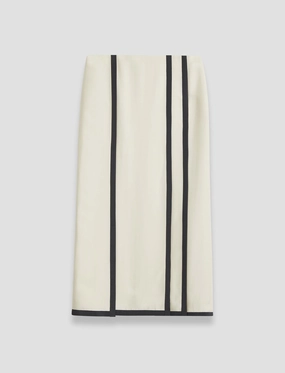 Timeless Touch Heavy Silk Crepe Animation Iris Skirt