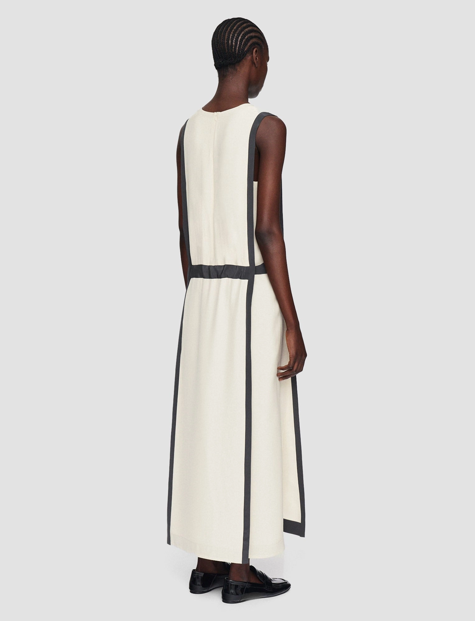 Fitted Mood Handmade Heavy Silk Crepe Animation Muguet Dress