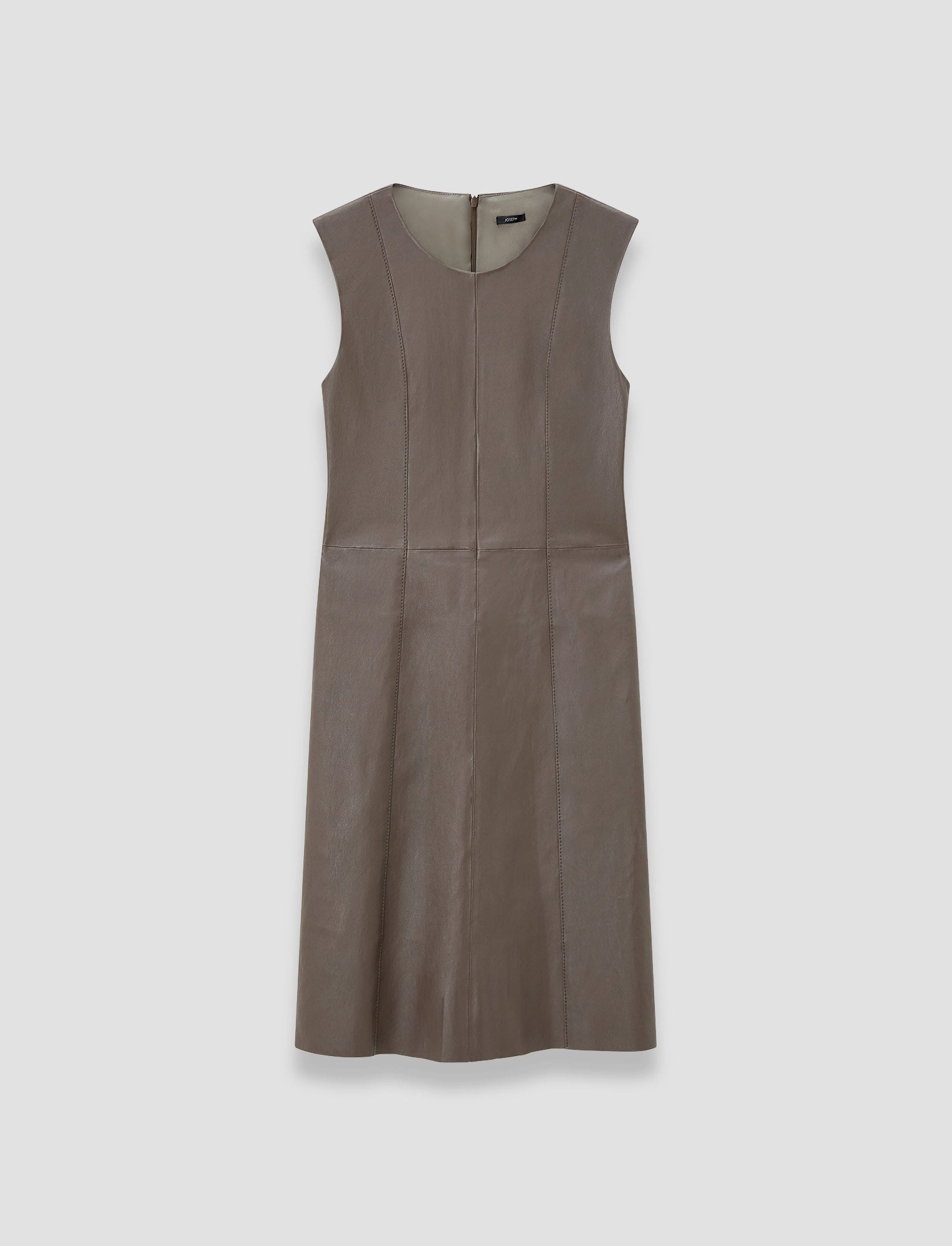 Neat Finish Retro Detail Heidi Leather Stretch Dress
