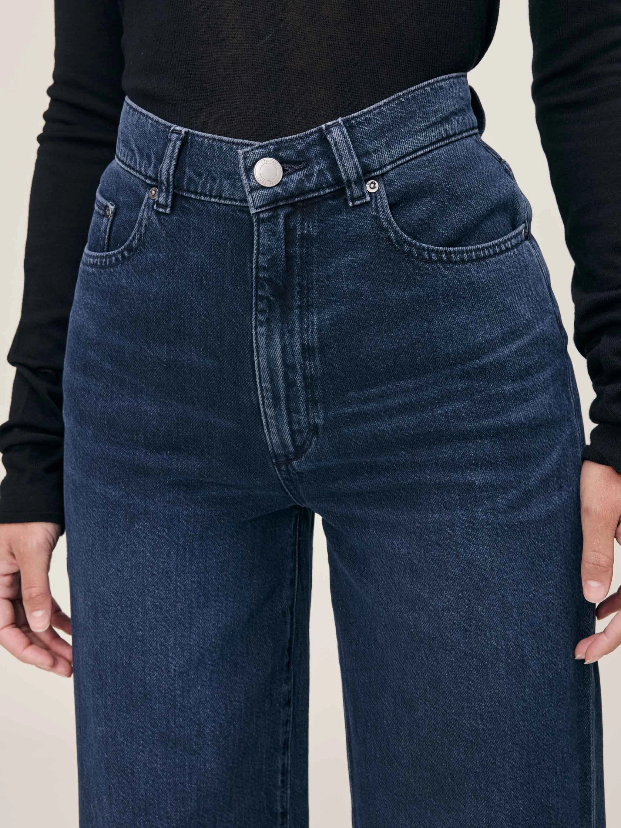 HEPBURN WIDE LEG HI RISE 32" Easy Care Fabric