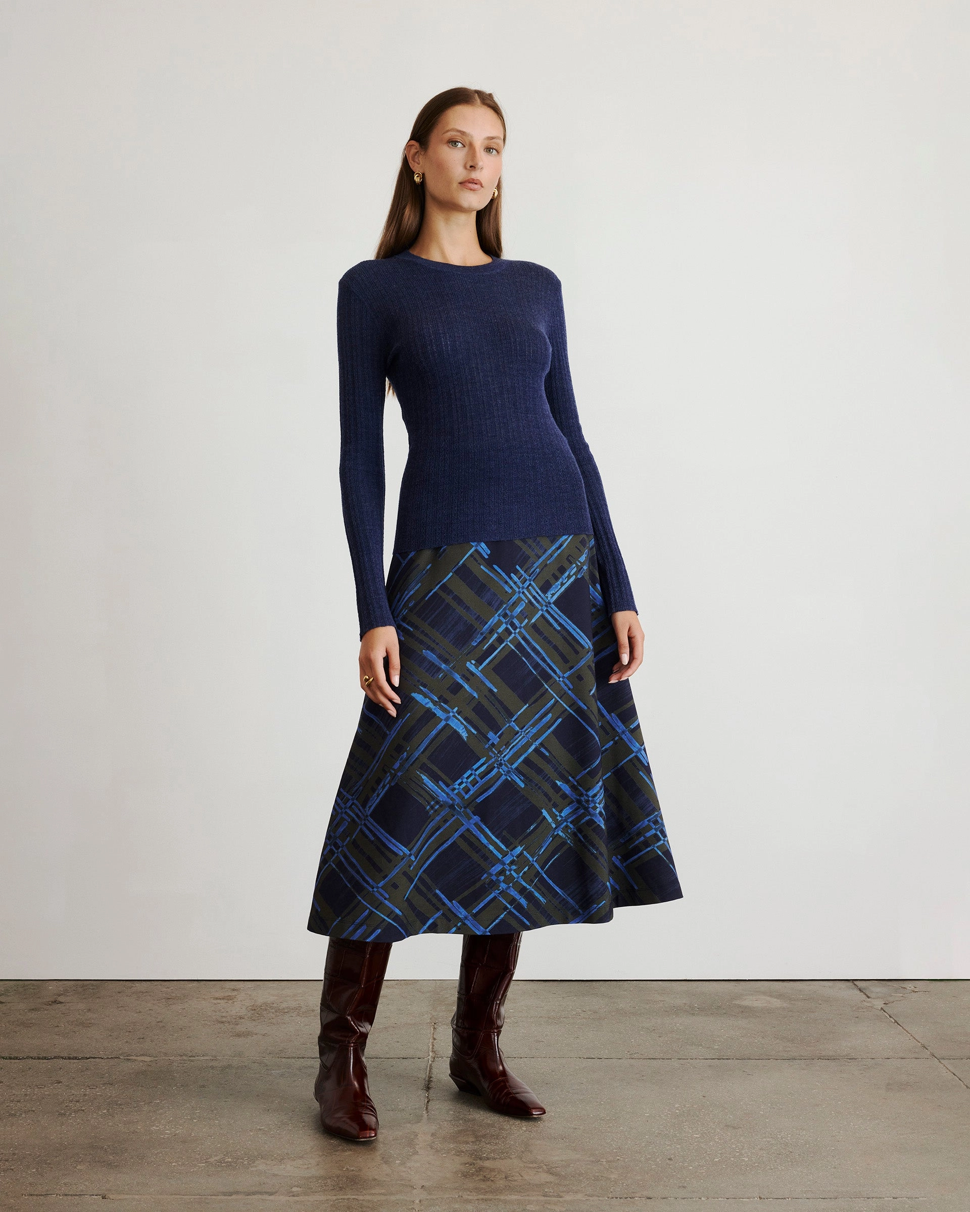 EcoCertified Material Crew Neck Kayden Knit