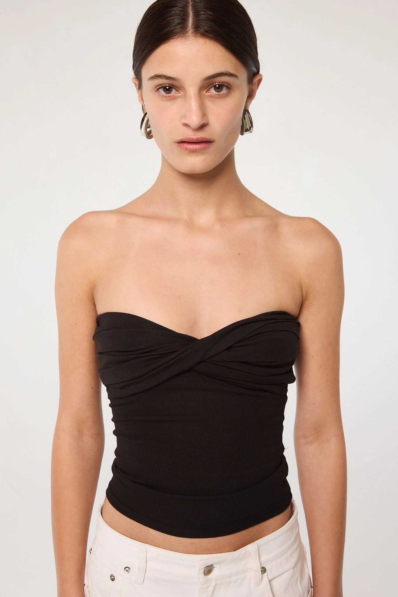 IZZY TUBE TOP Layered Hemline