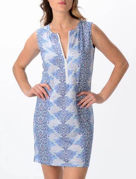 Sleek Silhouette Scuba Dress / Lavender