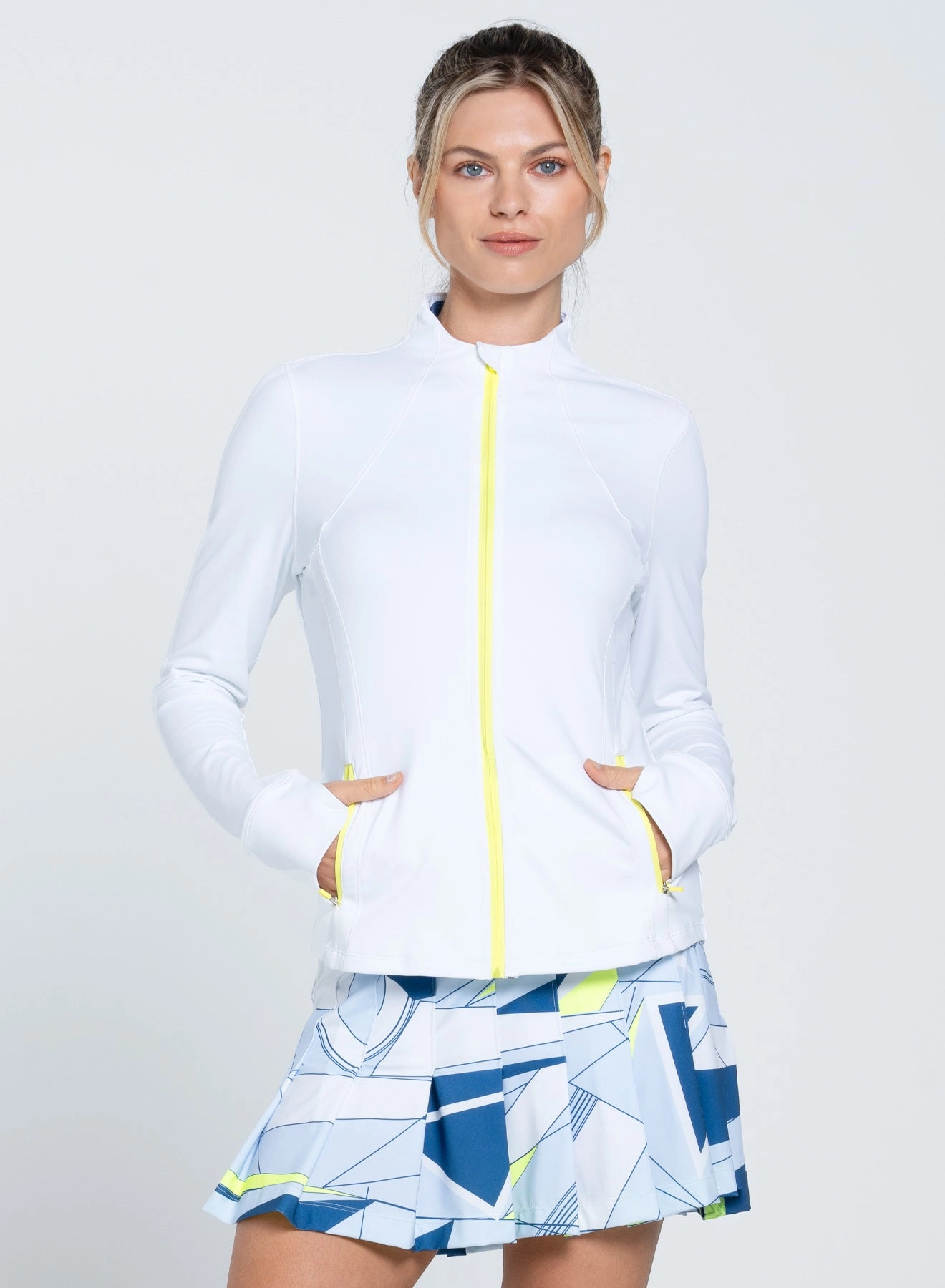 OEKOTEX Certified Fabric FlexibleKnit High Neck Zip Jacket