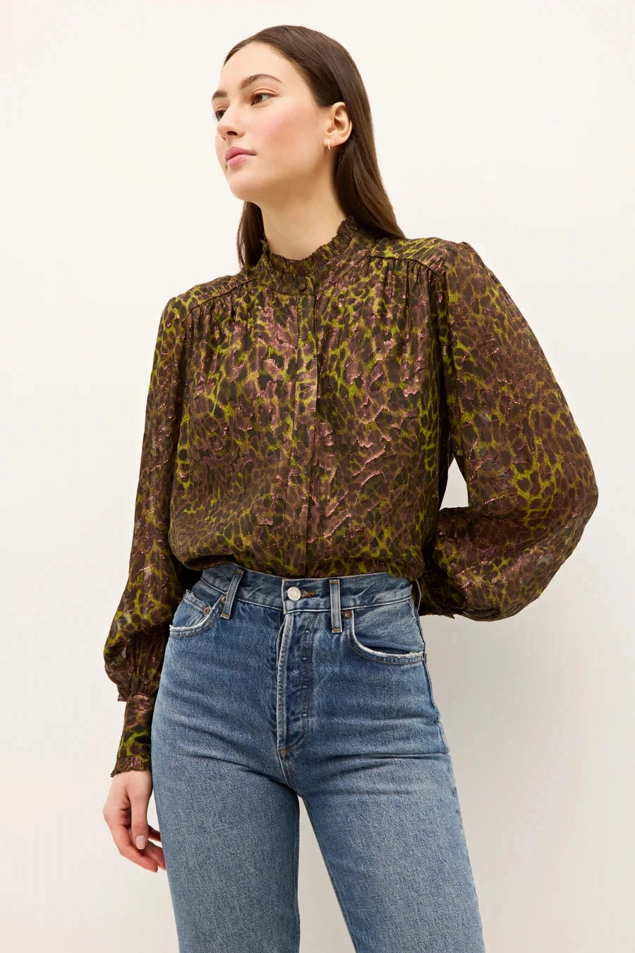 RollUpCuff Montana Blouse Grasslands
