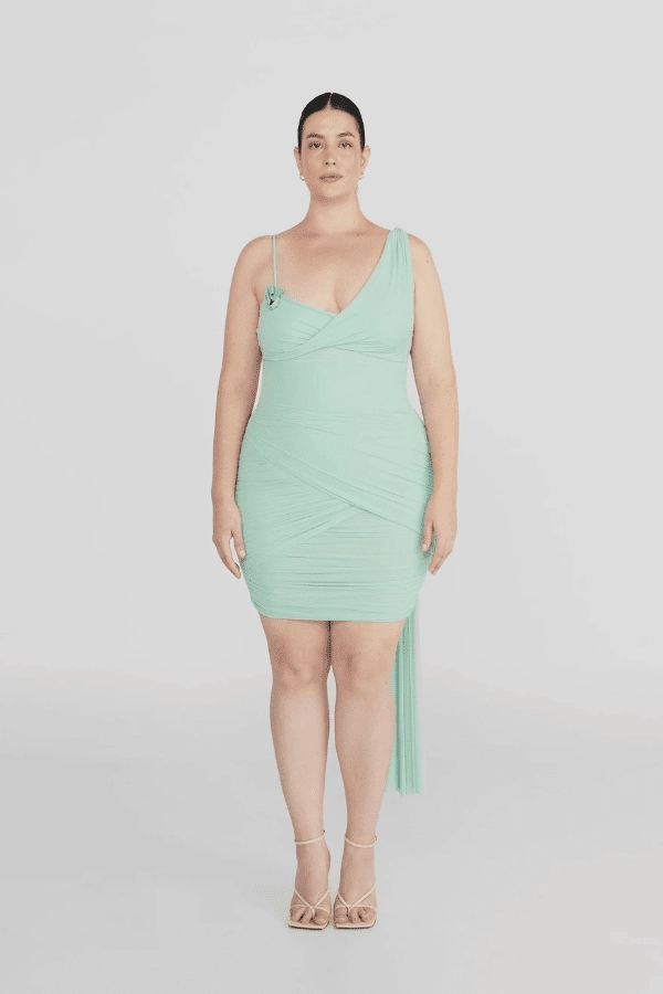 Hilvan Salvia Elegant Detail Breathable Style