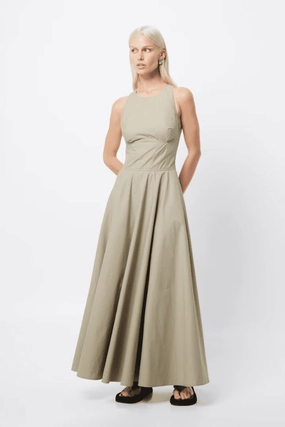 Inclusive Fit light layering Homage Maxi Dress Eucalyptus