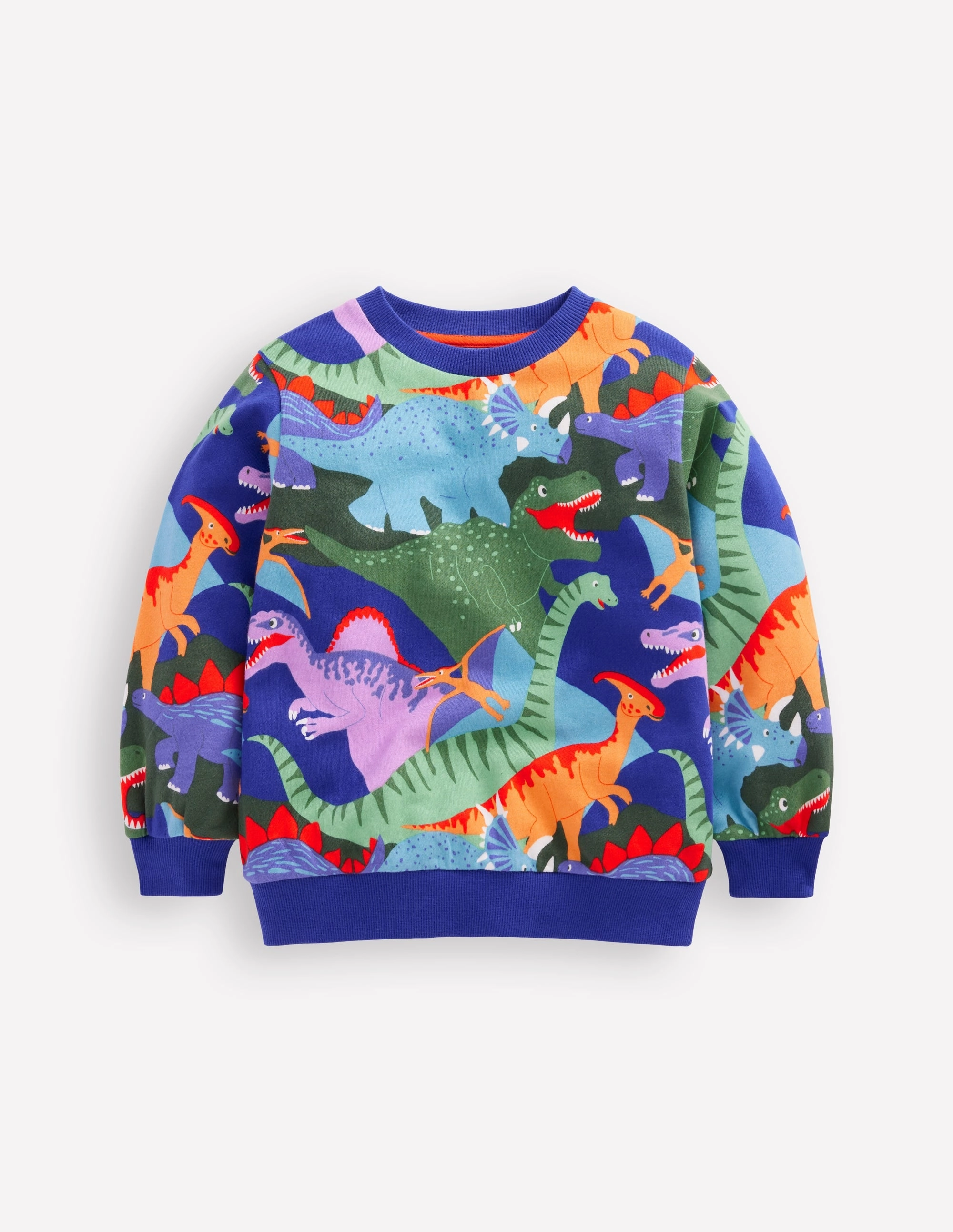 Anti Static Weave Technology Printed Sweatshirt-Multi Dino Camo