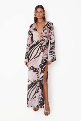 Hotline Heart Maxi Dress Allegro Work Ease
