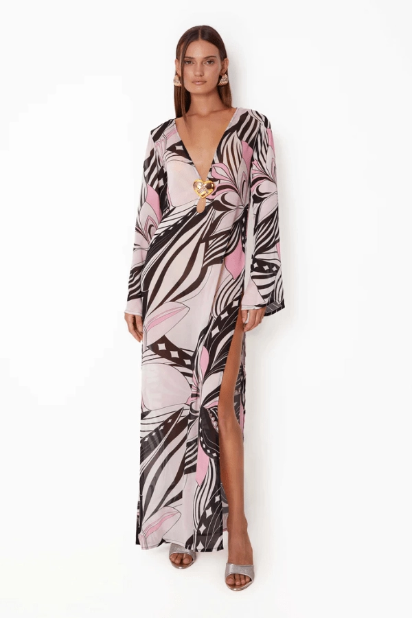 Hotline Heart Maxi Dress Allegro Lightweight-Comfort Skin-friendly