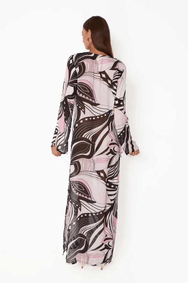 Bare Glow Hotline Heart Maxi Dress Allegro