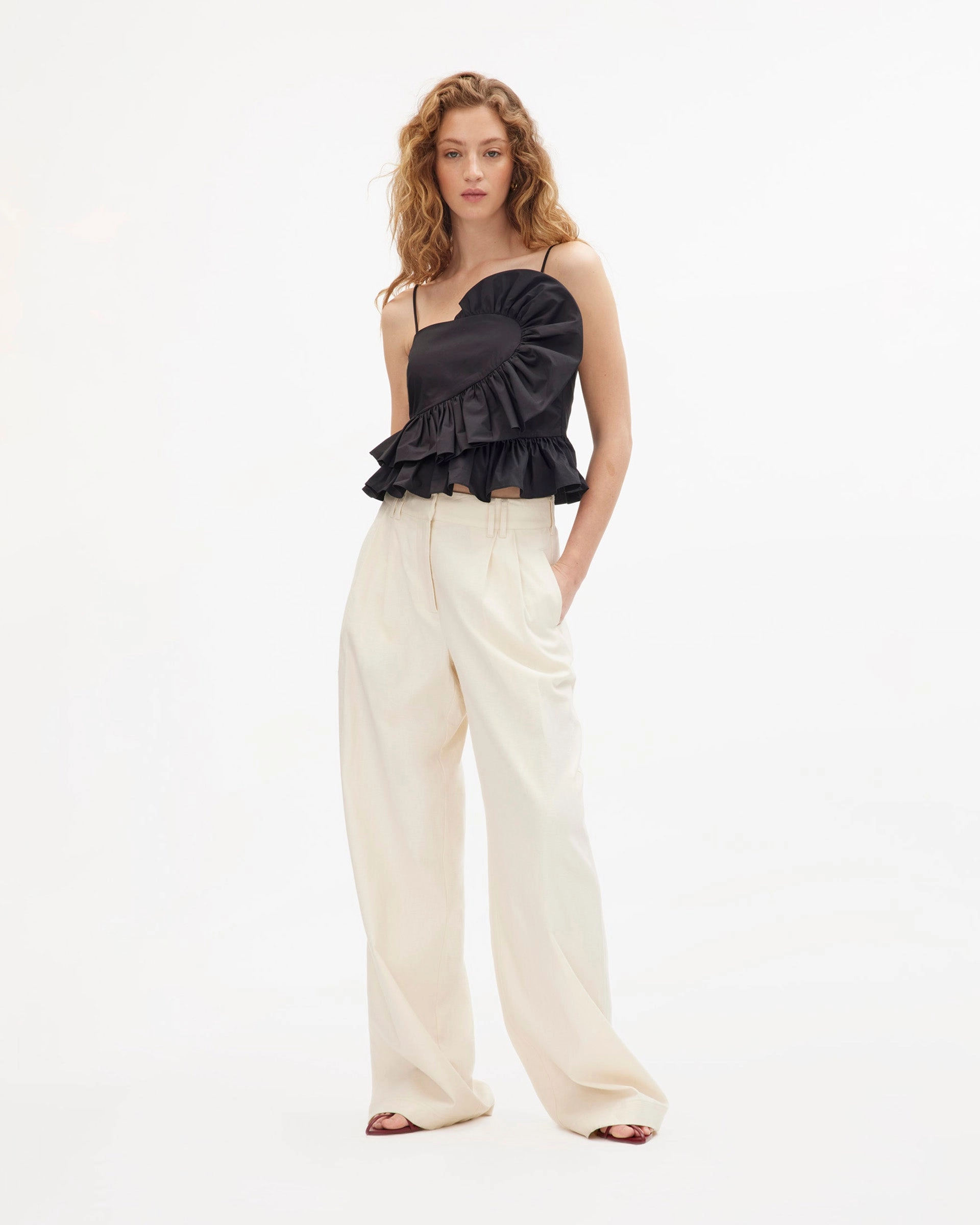 DoubleLayeredFabric Claudette Top