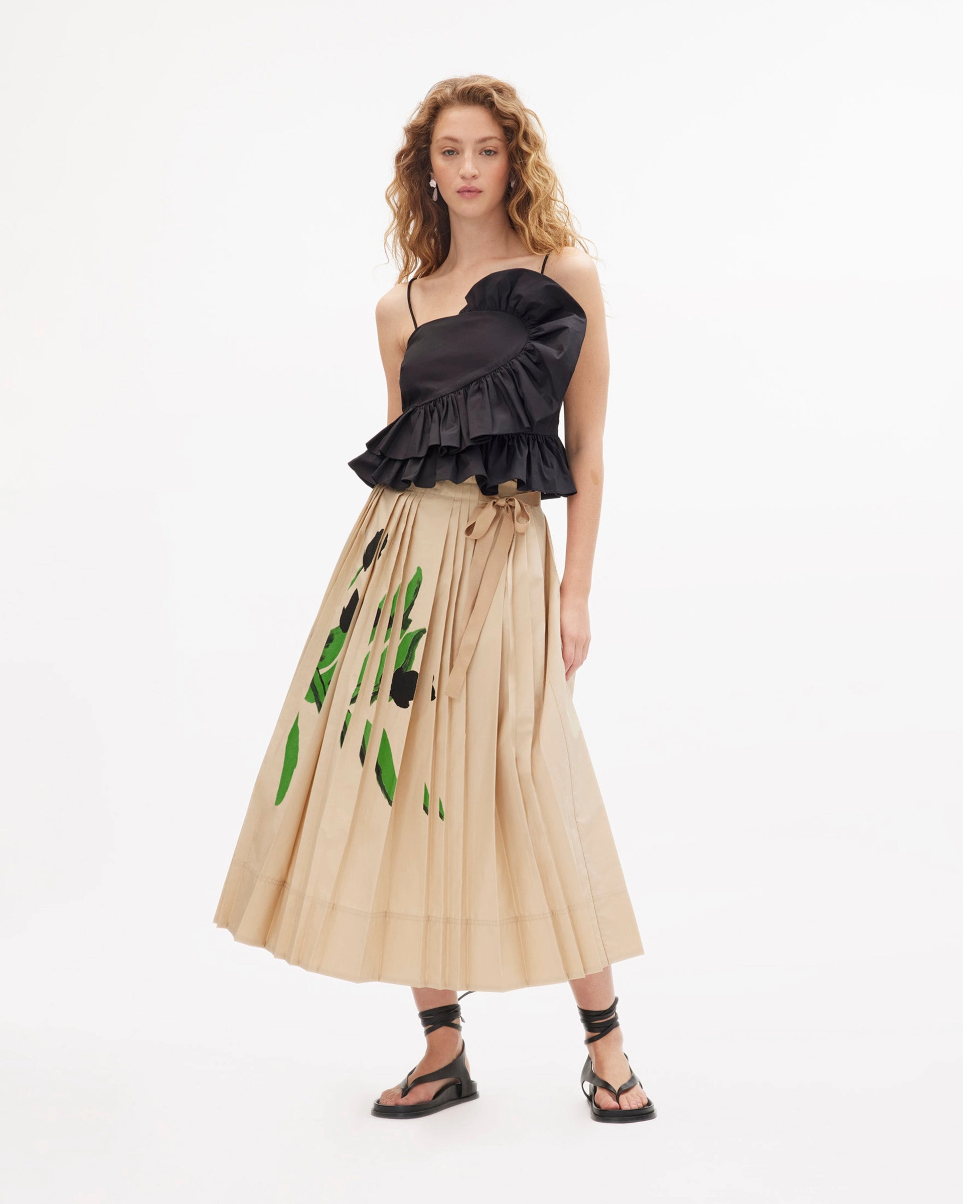 AdjustableDrawstring LowMaintenanceMaterial Claudette Top