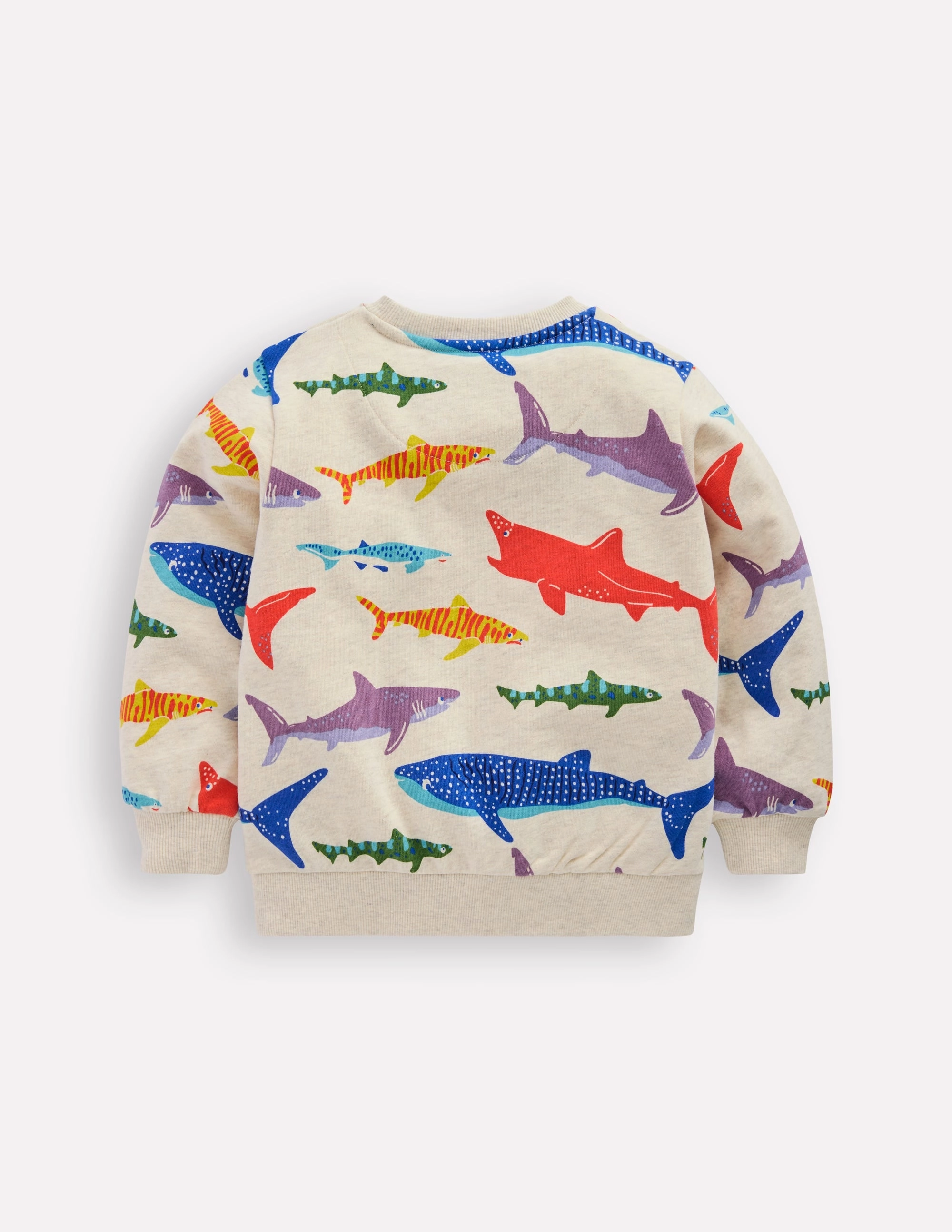 Printed Sweatshirt-Riso Shark Anti Fade Technology