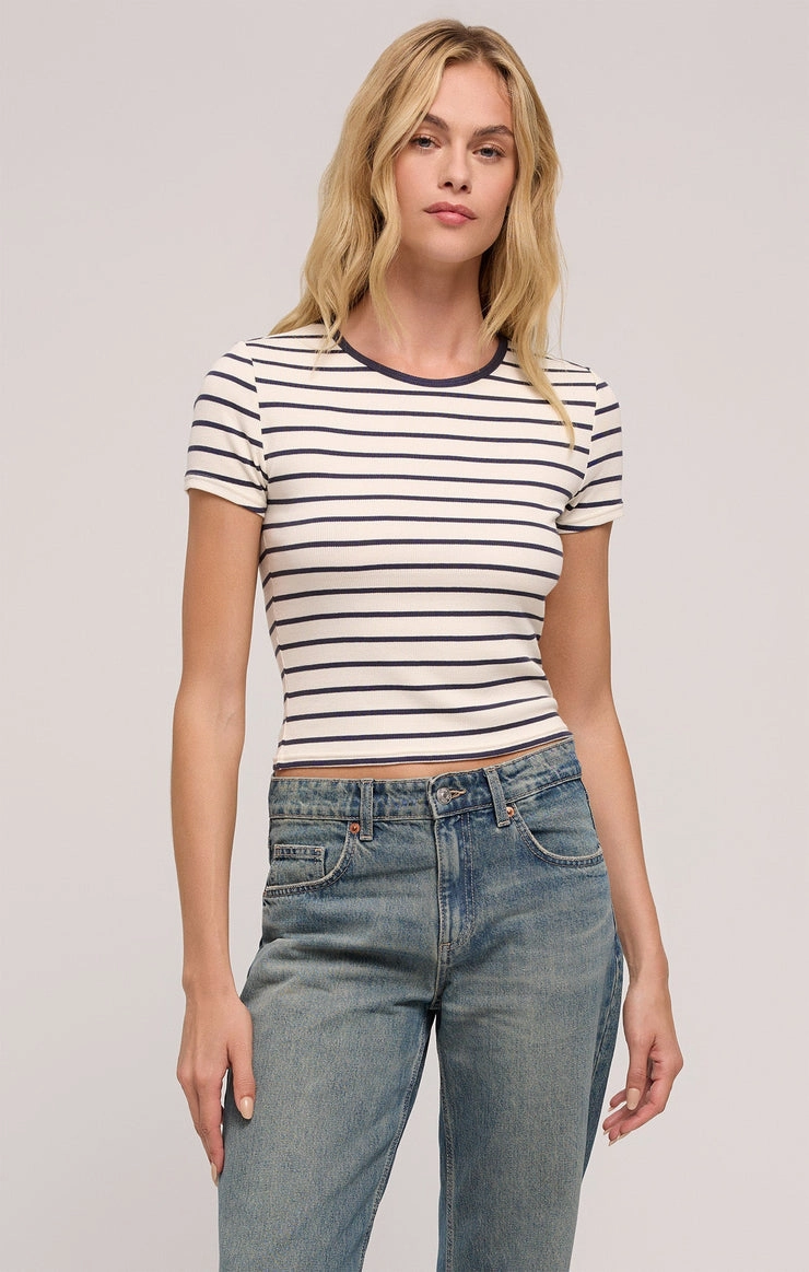 Stylish Look SAXTON STRIPED TEE