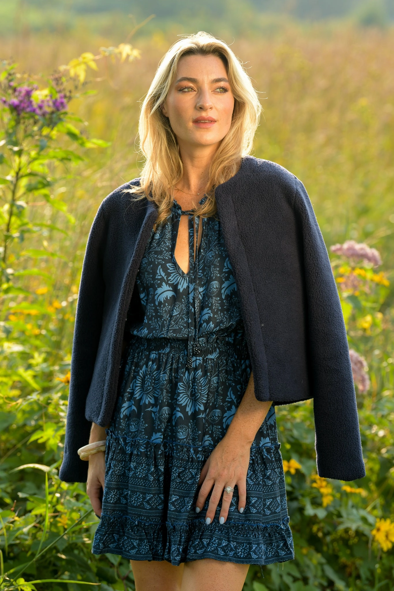 Ibiza Dress / Indigo Cabbage Bright Feel