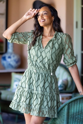 Refined Style Ibiza Dress / Sage